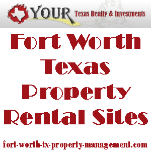 Fort Worth Texas Property Rental Sites